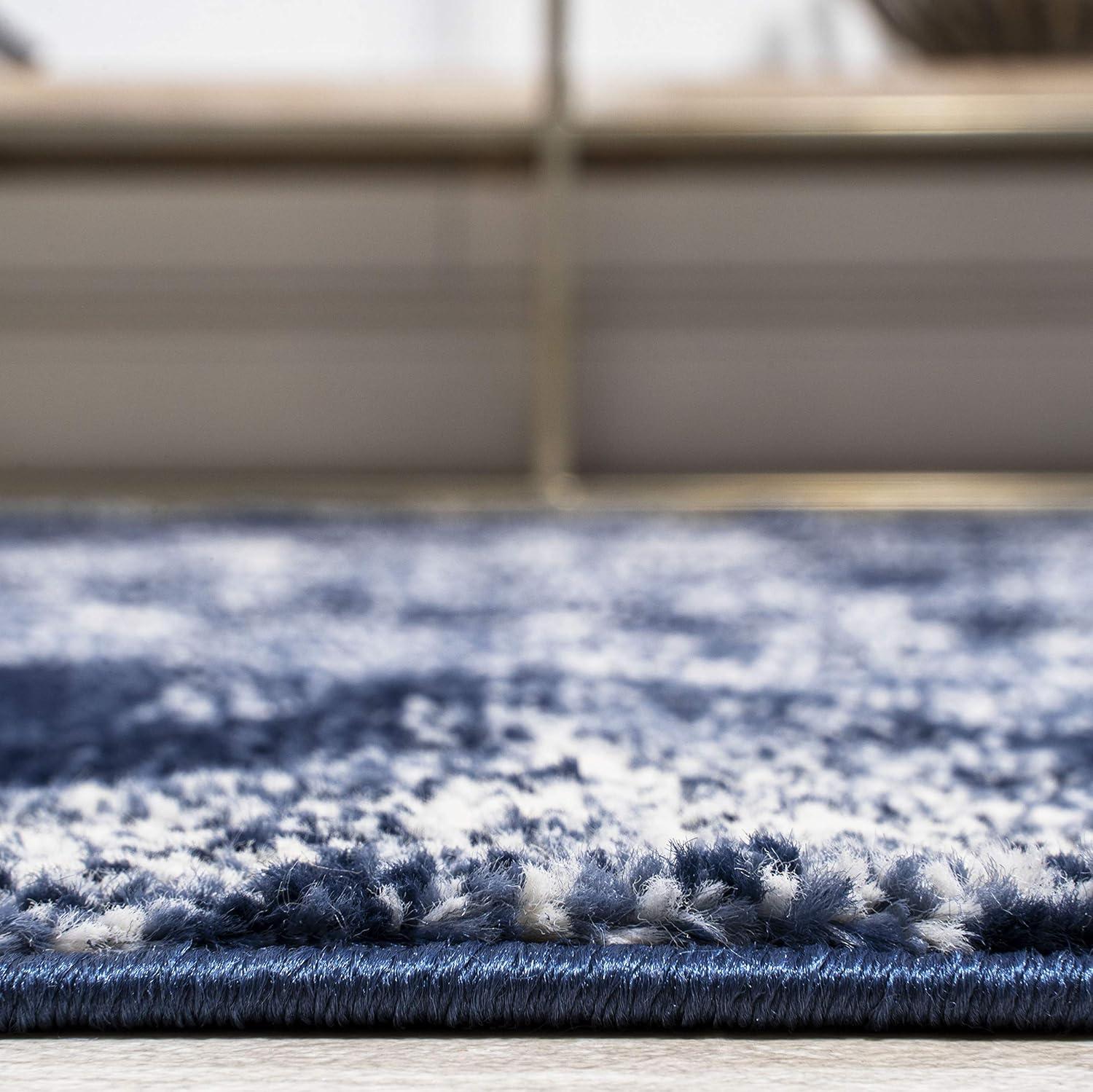 imageJONATHAN Y Alhambra Ornate Medallion Modern BrownCream Indoor Area Rug 8x10 Vintage Bohemian EasyCleaning for Living Room Bedroom Kitchen Pet Friendly NonShedding MDP400B8NavyIvory