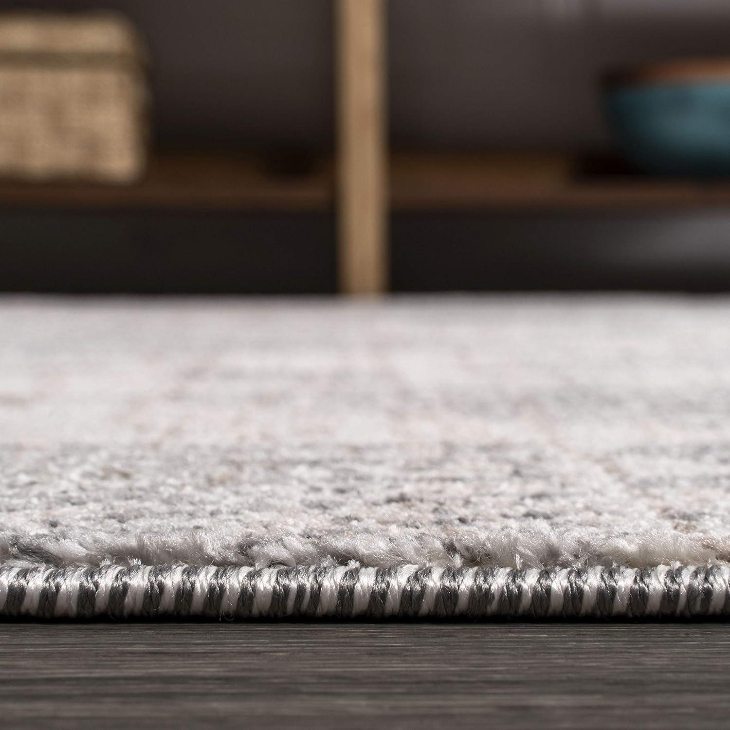 imageJONATHAN Y Bhalil Berber Diamond BeigeGray Indoor Area Rug 8x10 Geometric Bohemian Casual EasyCleaning for Living Room Bedroom Kitchen Pet Friendly NonShedding MOH302A83 x 49 Rectangular