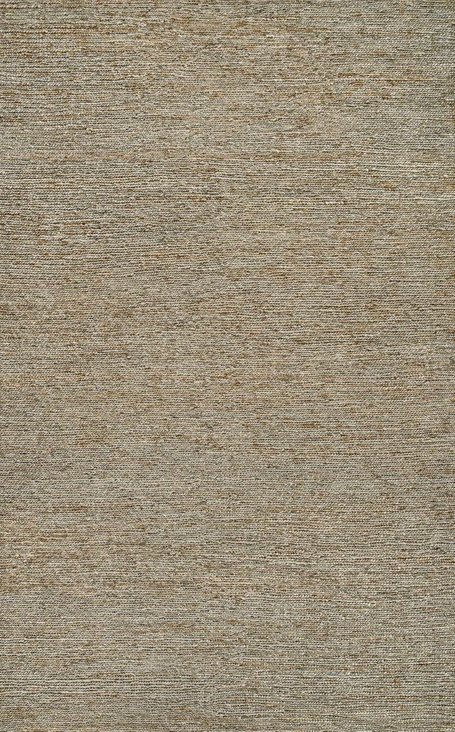 imageJONATHAN Y Griffin Woven Jute Solid Green Indoor Area Rug 8x10 Rustic Farmhouse Traditional Lodge EasyCleaning for Living Room Bedroom Kitchen NonShedding NRF201E8Grey