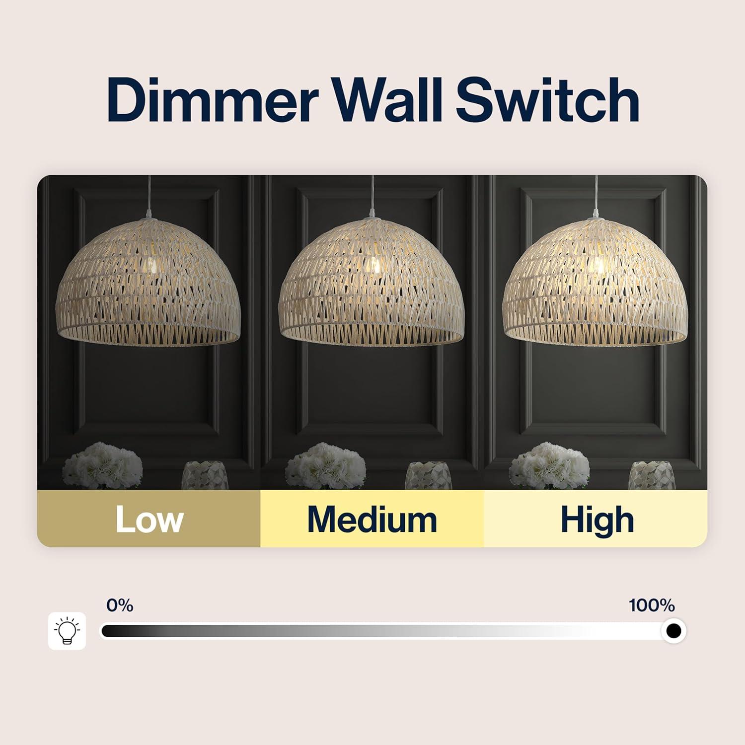 imageJONATHAN Y JYL6504A Campana 20quot 1Light Bohemian Modern Woven RattanIron LED Pendant Farmhouse Coastal Adjustable Dining Room Living Room Kitchen Island Foyer Bedroom Hallway CreamCream