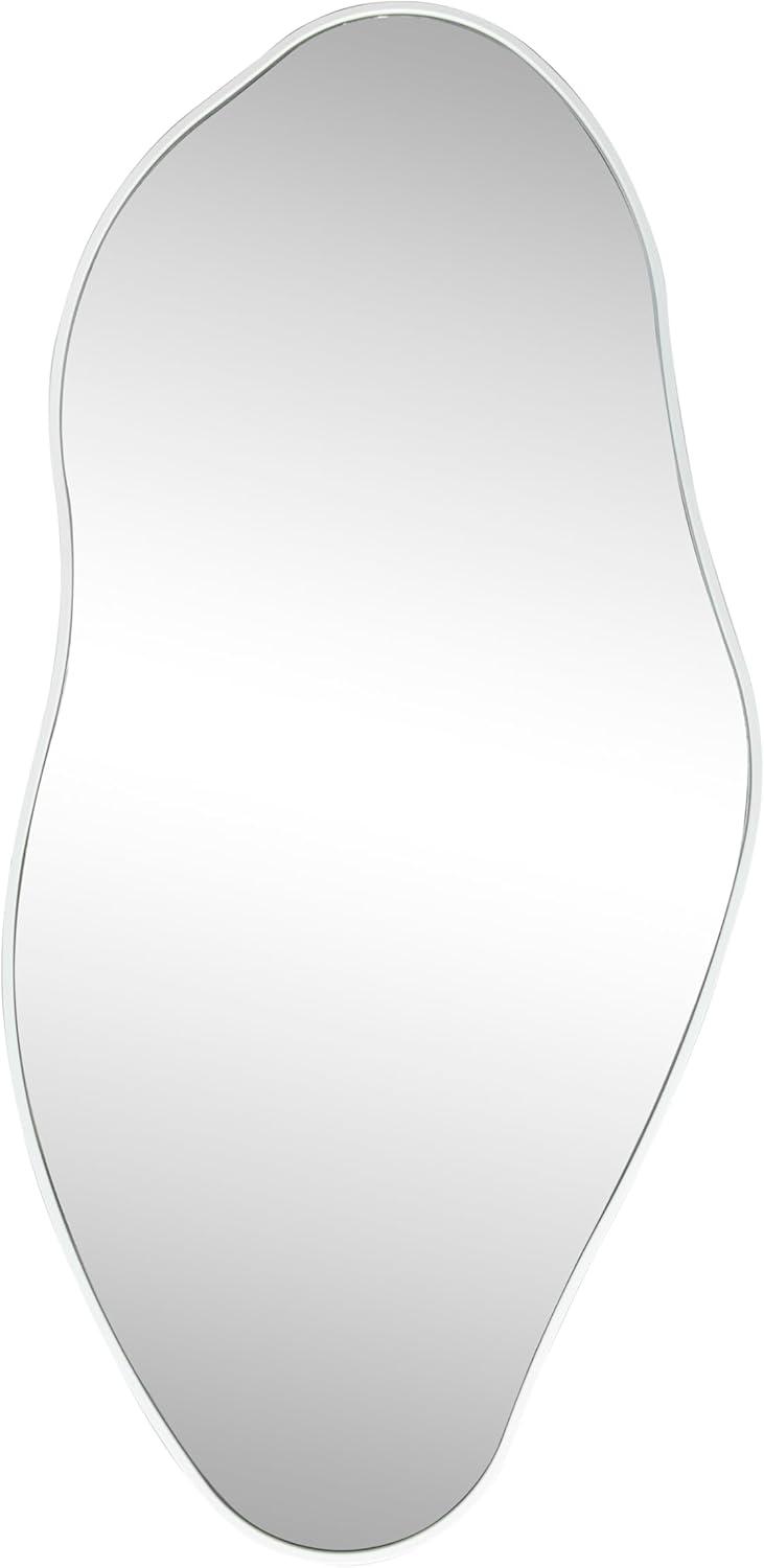 imageJONATHAN Y MIR200C Everly 20 in W x 42 in H Large Irregular Framed Decorative Wall Mirror for Bathroom Living Room Bedroom Sage GrenRed