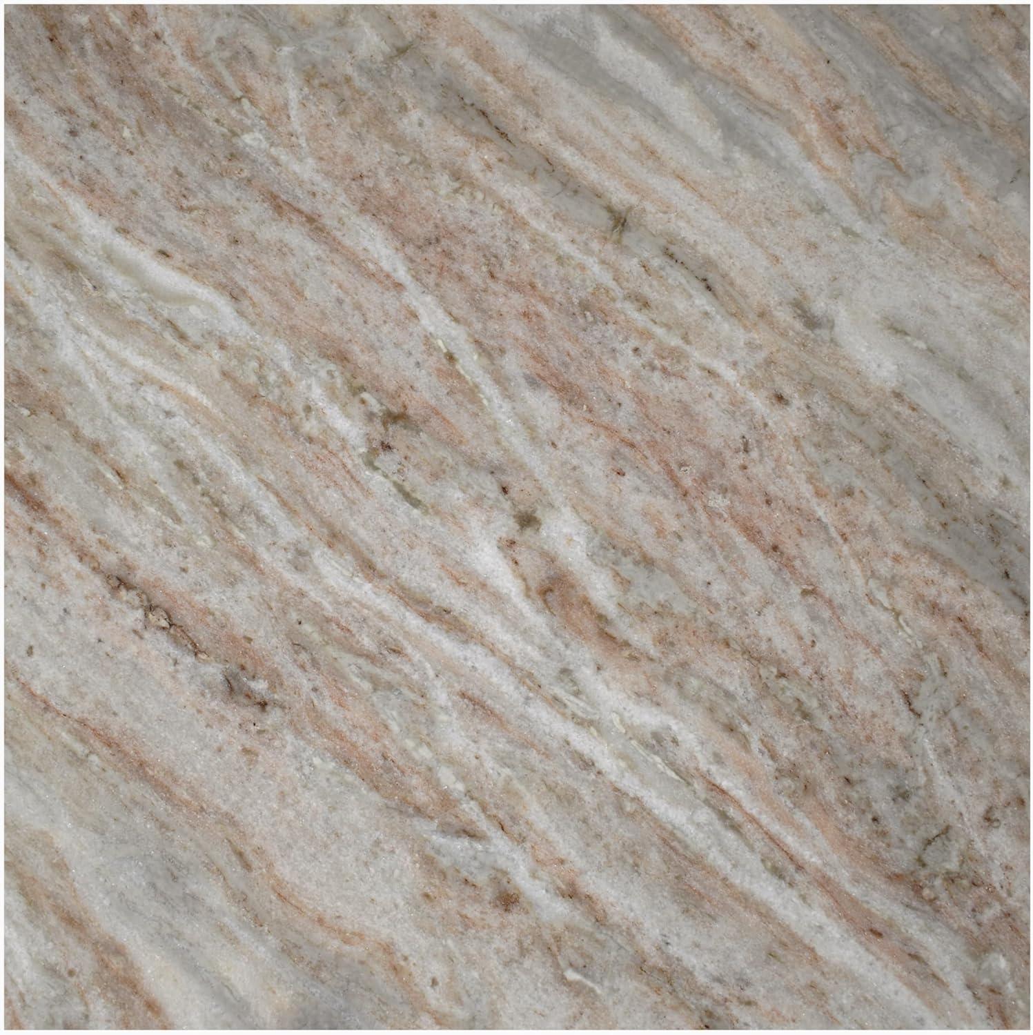 imageJONATHAN Y MTB1101D Felix 15quot Contemporary Natural Marble Handmade Cube End Table Side Table for Living Room Bedroom Bathroom TravertineGrayBeige