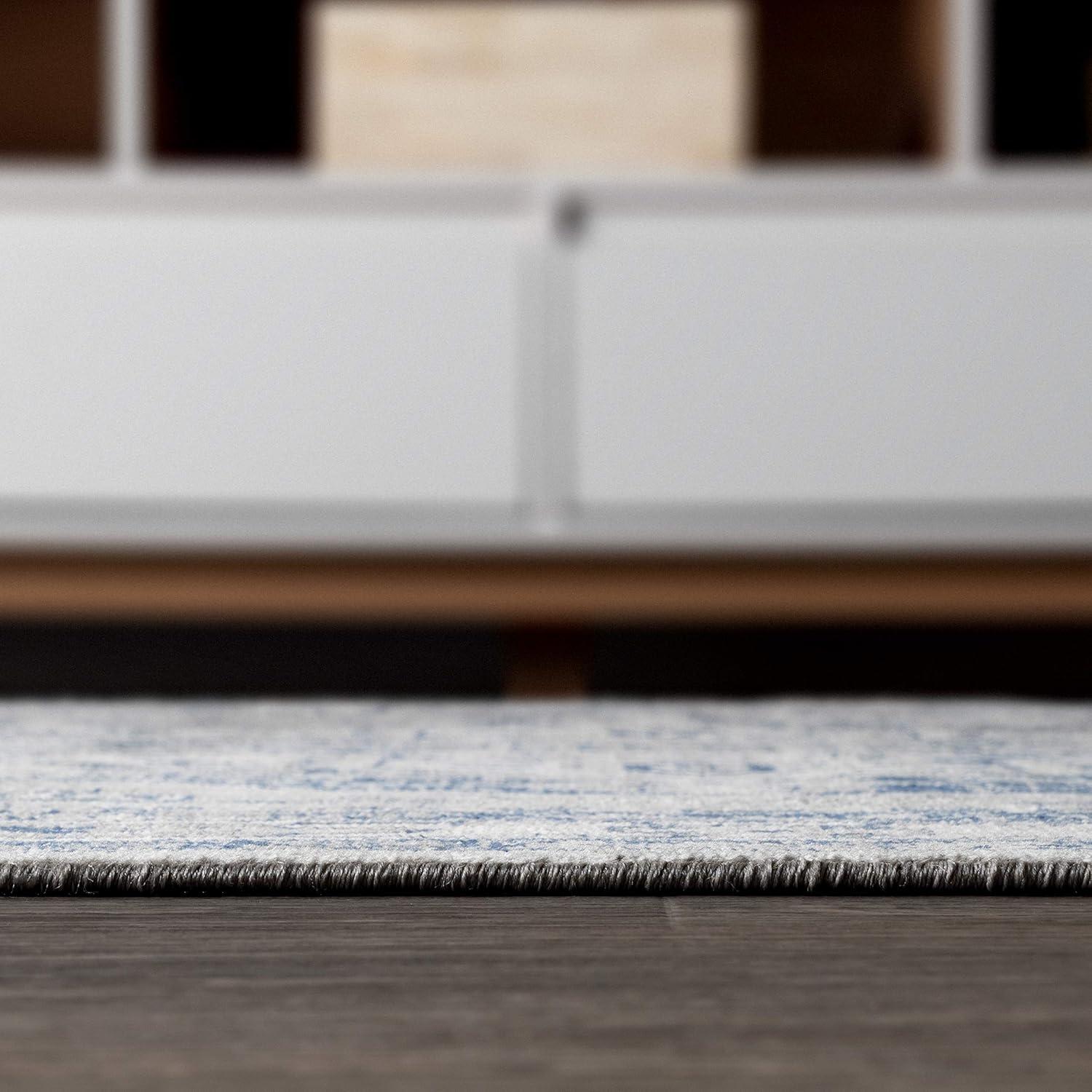 imageJONATHAN Y Modern Vintage Medallion Light GrayNavy Indoor Area Rug 8x10 Country Floral EasyCleaning for Living Room Bedroom Kitchen Pet Friendly NonShedding MDP106B8Light GreyNavy