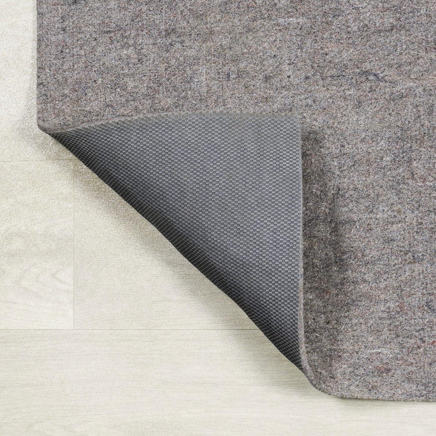 imageJONATHAN Y PAD300A8 Comfort Plus 8 ft x 10 ft Rug Pad Solid Casual Felt 25quot Thick for Tile and HardSurface Floors GrayBrown9 x 12 Rectangular