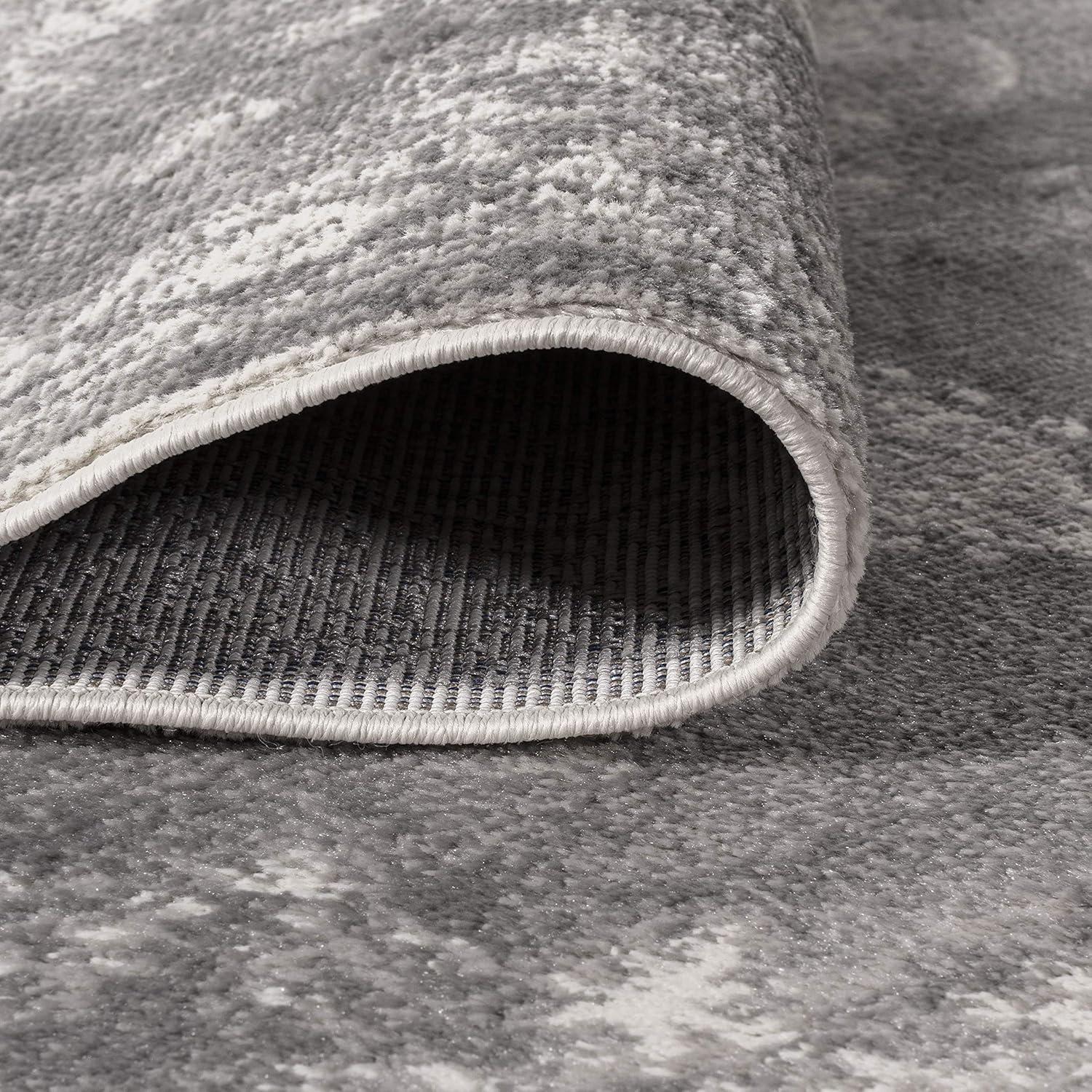 imageJONATHAN Y Rosalia Cottage Medallion NavyIvory Indoor Area Rug 8x10 Vintage Bohemian EasyCleaning for Living Room Bedroom Kitchen Pet Friendly NonShedding MDP403D8GrayDark Gray