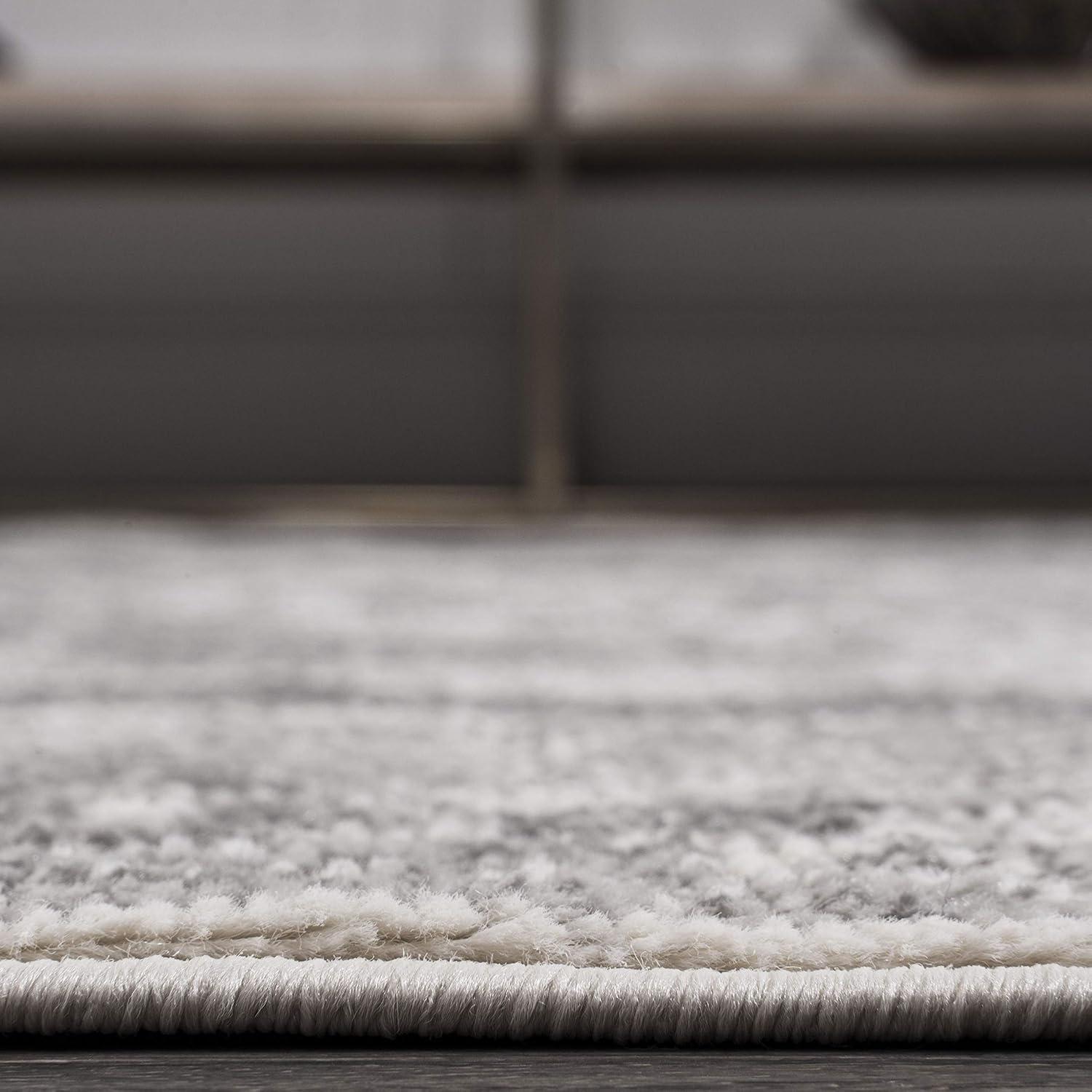 imageJONATHAN Y Rosalia Cottage Medallion NavyIvory Indoor Area Rug 8x10 Vintage Bohemian EasyCleaning for Living Room Bedroom Kitchen Pet Friendly NonShedding MDP403D8GrayDark Gray