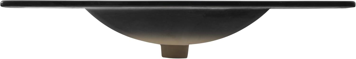 imageJONATHAN Y SNK1001A Ancillary 3Hole 24 in W x 1825 in D Classic Contemporary Rectangular Ceramic Single Sink Basin Vanity Top WhiteBlack Marble