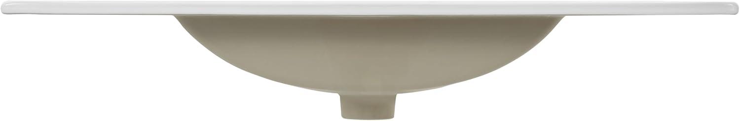 imageJONATHAN Y SNK1001A Ancillary 3Hole 24 in W x 1825 in D Classic Contemporary Rectangular Ceramic Single Sink Basin Vanity Top WhiteWhite