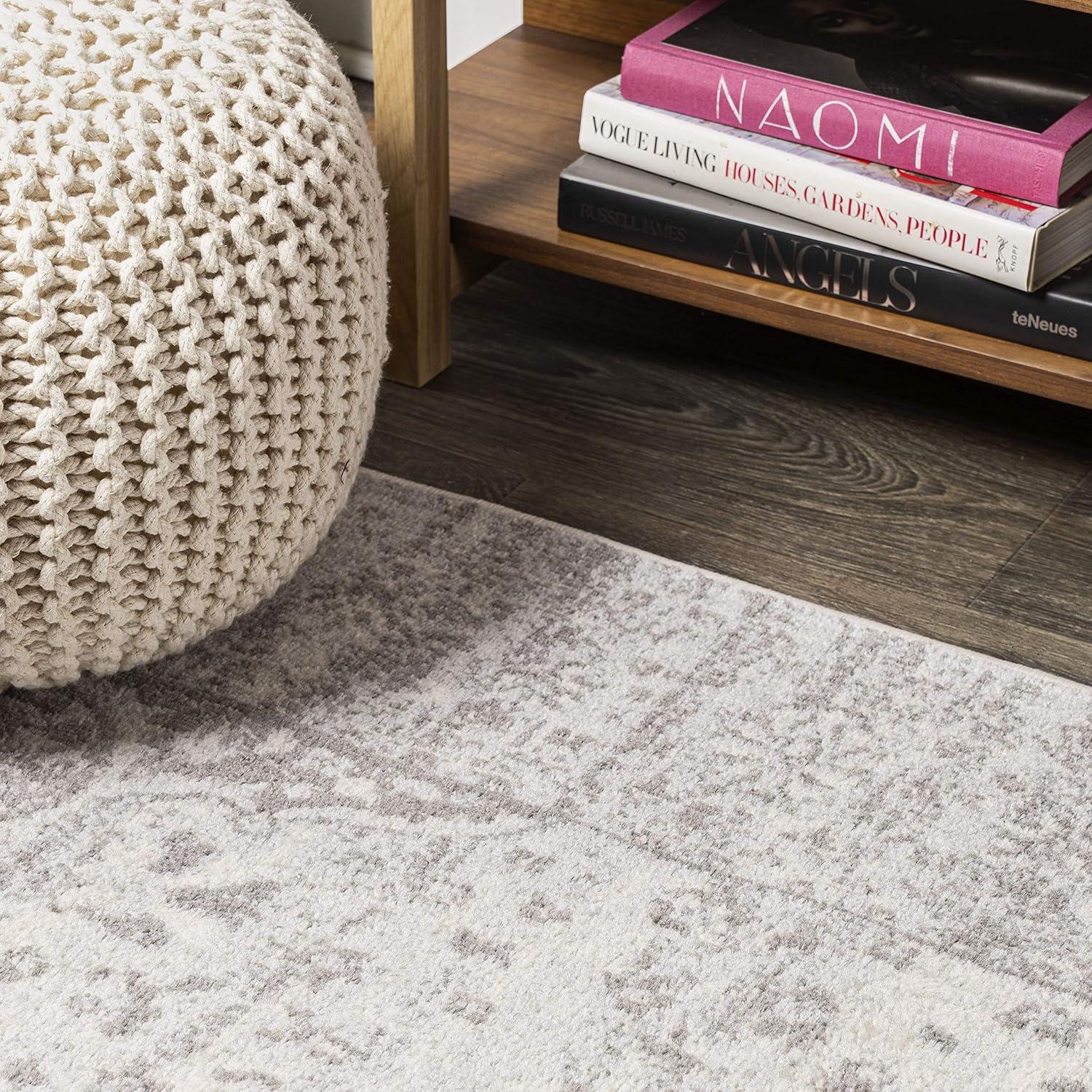 imageJONATHAN Y Scala Ornate Vintage GrayCream Runner Rug 2x8 Medallion Bohemian EasyCleaning for Living Room Bedroom Kitchen Pet Friendly NonShedding BMF109B28GrayCream