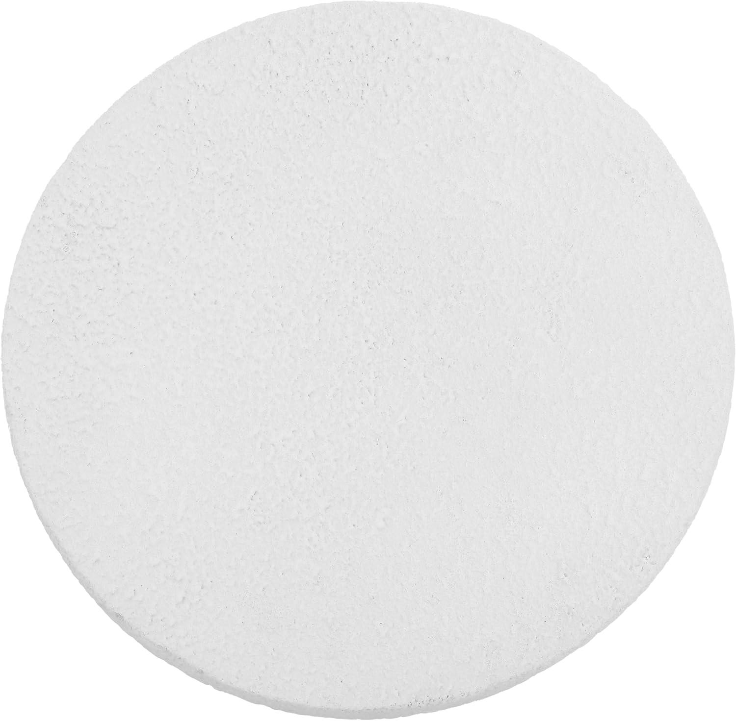 imageJONATHAN Y TBL1100A Greta 18quot MidCentury Modern Drum IndoorOutdoor Accent Table Modern Contemporary Minimalist Scandinavian Classic Patio Garden Bathroom Living Room WhiteWhite