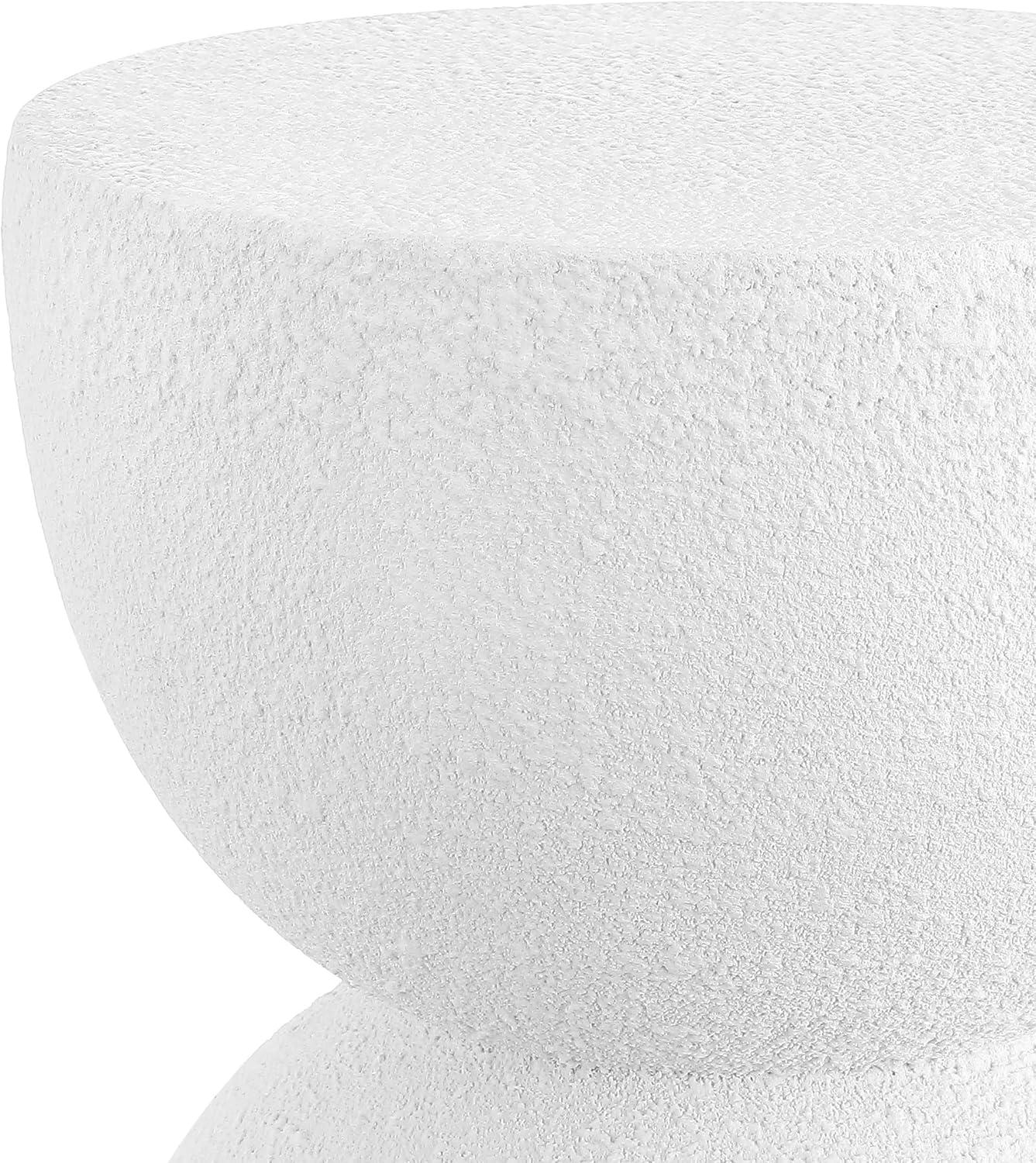 imageJONATHAN Y TBL1100A Greta 18quot MidCentury Modern Drum IndoorOutdoor Accent Table Modern Contemporary Minimalist Scandinavian Classic Patio Garden Bathroom Living Room WhiteWhite