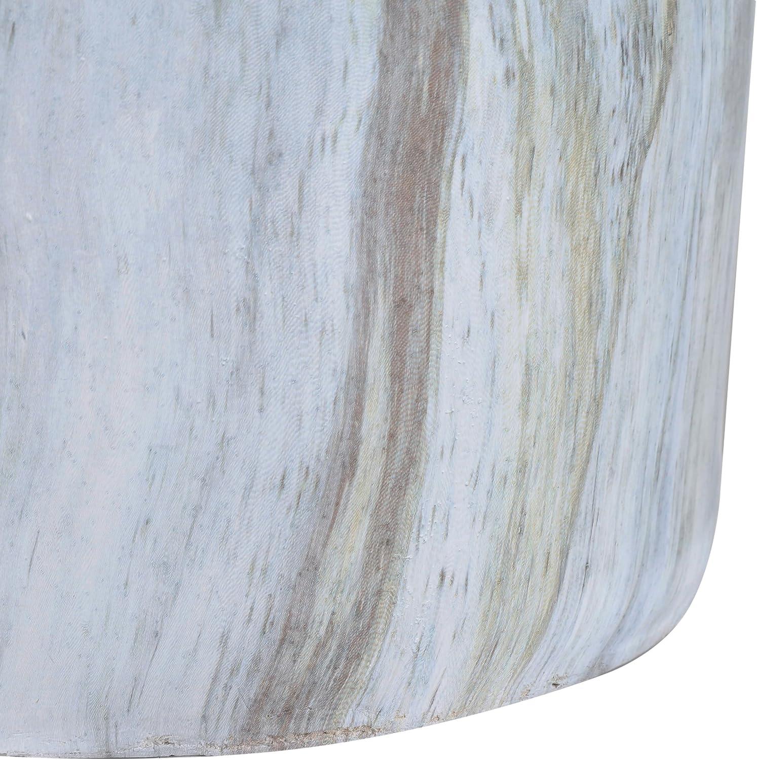 imageJONATHAN Y TBL1101A Troy 16quot Modern Minimalist Faux Marble Column IndoorOutdoor IndoorOutdoor Accent Table Modern Contemporary Minimalist Transitional for Living Room Garden Patio GrayWhiteGrayGold