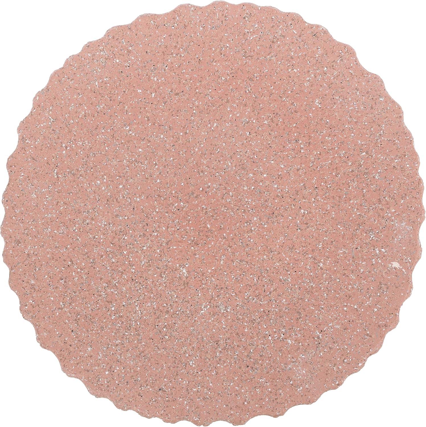 imageJONATHAN Y TBL1102C Louisa 19quot Modern Art Deco Tambour IndoorOutdoor Accent Table Art Deco Minimalist Contemporary Bohemian MidCentury Patio Garden Bathroom Living Room Pink Terrazzo FinishPink Terrazzo Finish