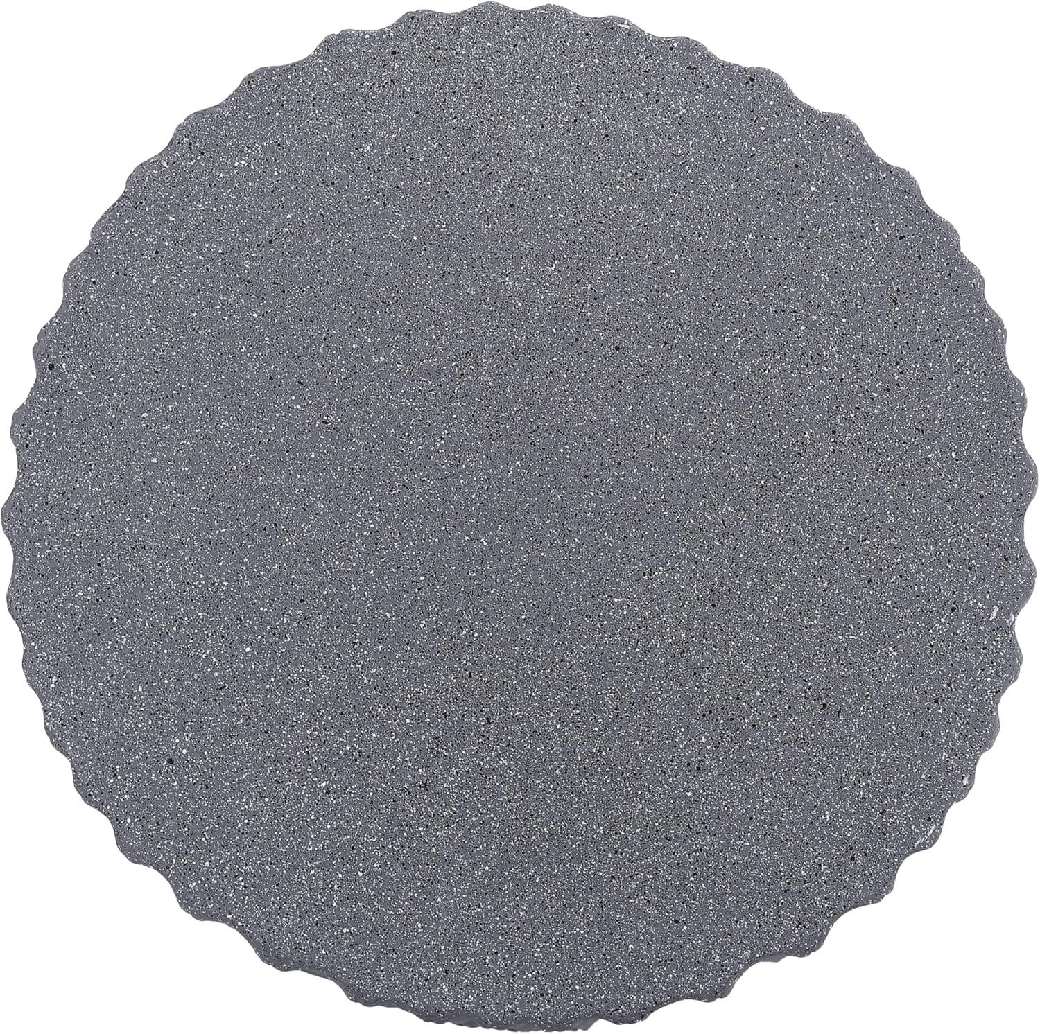 imageJONATHAN Y TBL1102C Louisa 19quot Modern Art Deco Tambour IndoorOutdoor Accent Table Art Deco Minimalist Contemporary Bohemian MidCentury Patio Garden Bathroom Living Room Pink Terrazzo FinishGray Terrazzo Finish