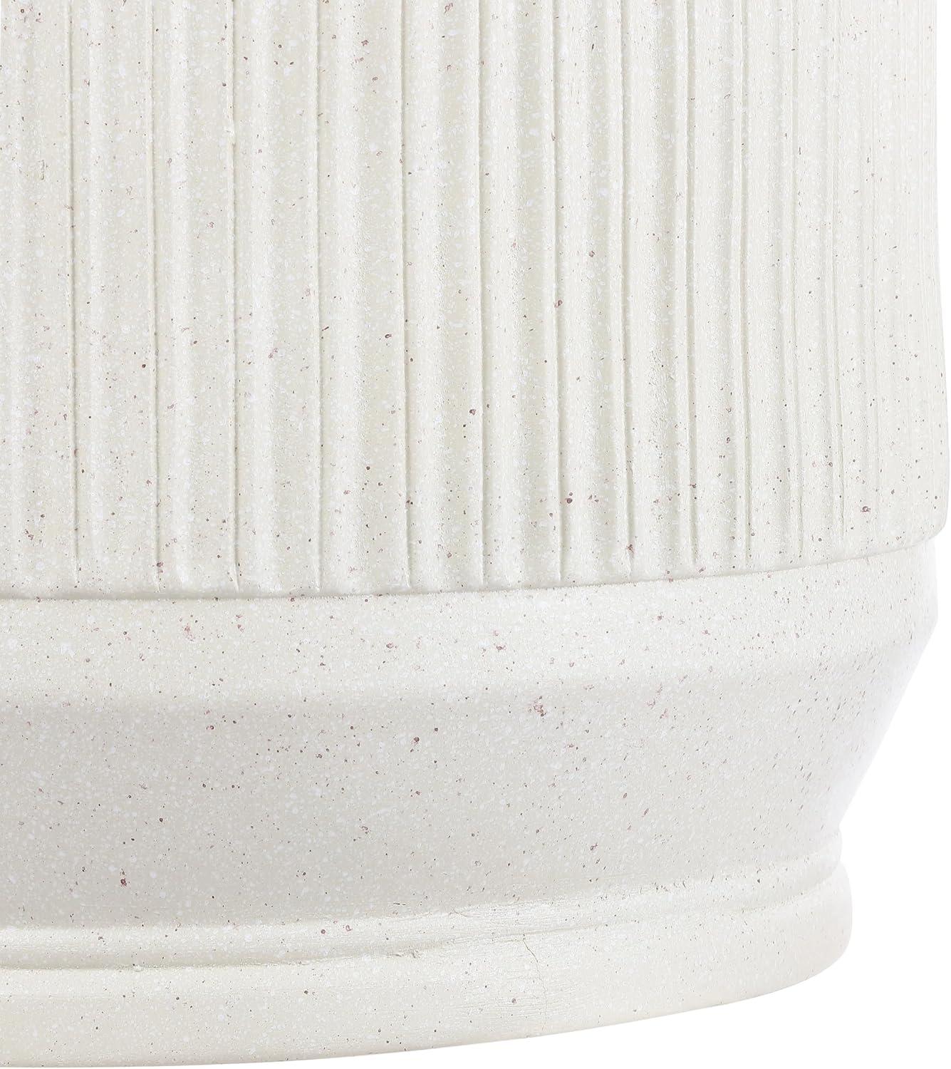 imageJONATHAN Y TBL1103B Kline 175quot MidCentury Modern Brutalist IndoorOutdoor Accent Table Art Deco Minimalist Contemporary Patio Garden Bathroom Living Room Pink Terrazzo FinishCream Terrazzo Finish