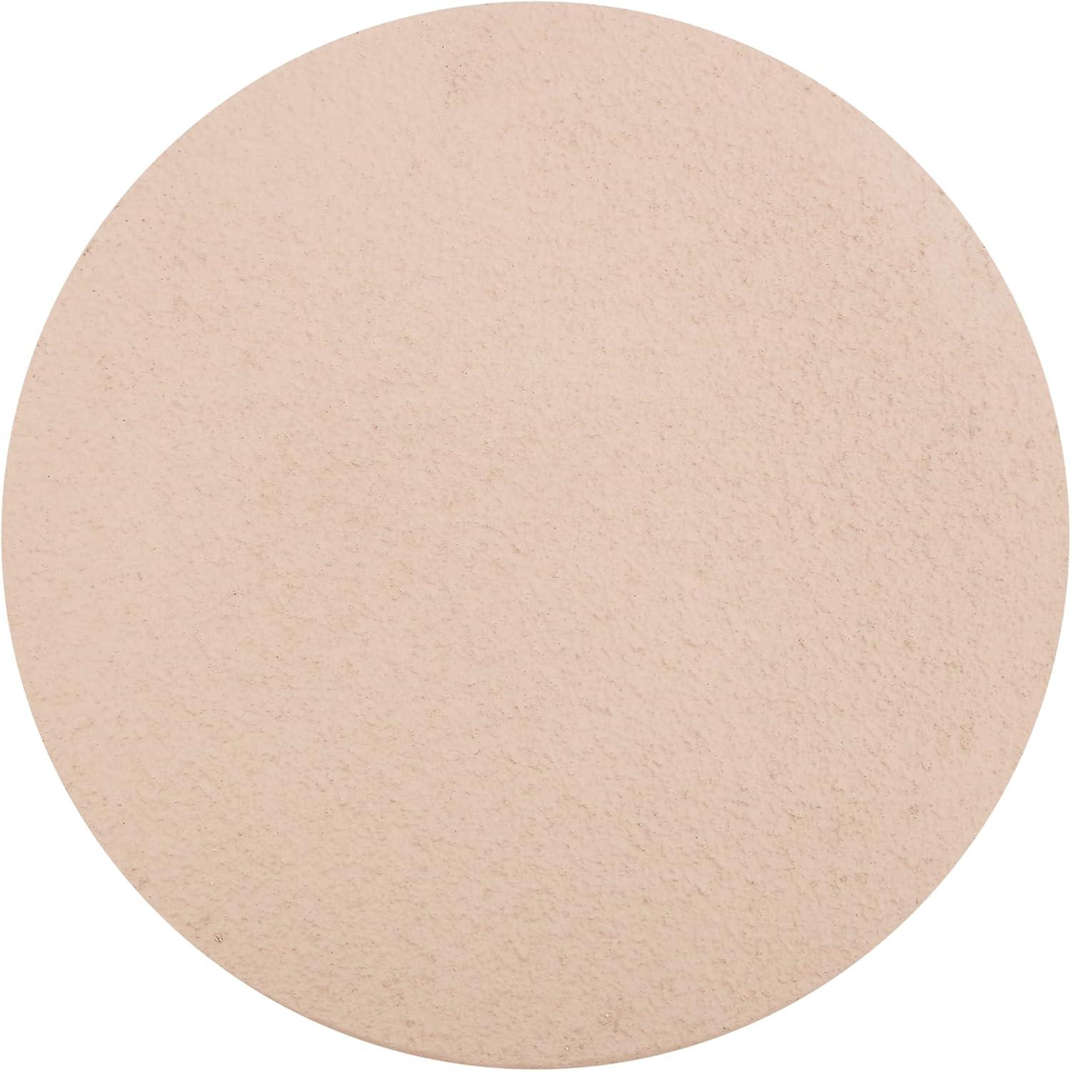 imageJONATHAN Y TBL1108A Hollie 18quot Minimalist Modern Drum IndoorOutdoor Accent Table Pedestal Contemporary MidCentury Art Deco Bohemian Patio Garden Room Bathroom Living Room White FrostedPink Frosted