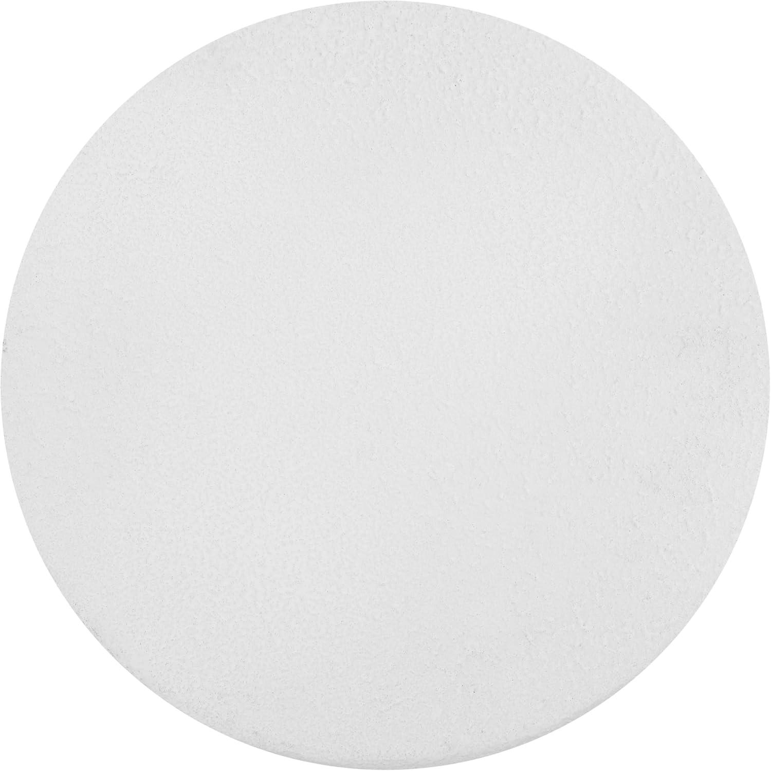 imageJONATHAN Y TBL1109A Brady 1625quot Minimalist Modern Drum IndoorOutdoor Accent Table Contemporary MidCentury Art Deco Bohemian Patio Garden Bathroom Living Room Black FrostedWhite Frosted