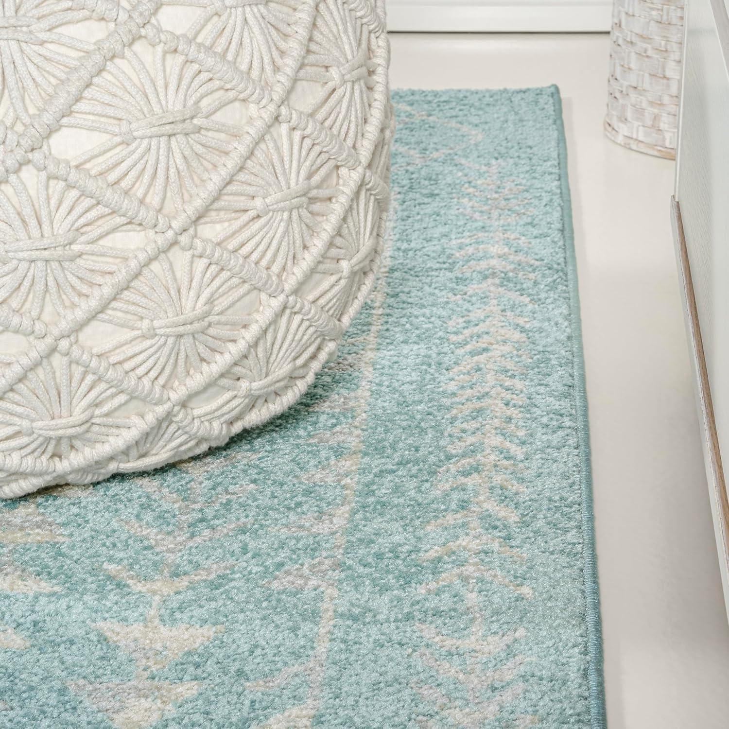 imageJONATHAN Y Ziri Moroccan Geometric CreamGray Indoor Area Rug 8x10 Bohemian Scandinavian EasyCleaning for Living Room Bedroom Kitchen Pet Friendly NonShedding MOH210A8TurquoiseCream