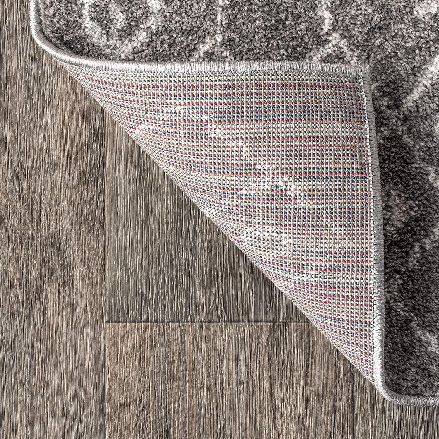 imageJONATHAN Y Ziri Moroccan Geometric CreamGray Indoor Area Rug 8x10 Bohemian Scandinavian EasyCleaning for Living Room Bedroom Kitchen Pet Friendly NonShedding MOH210A8GreyCream