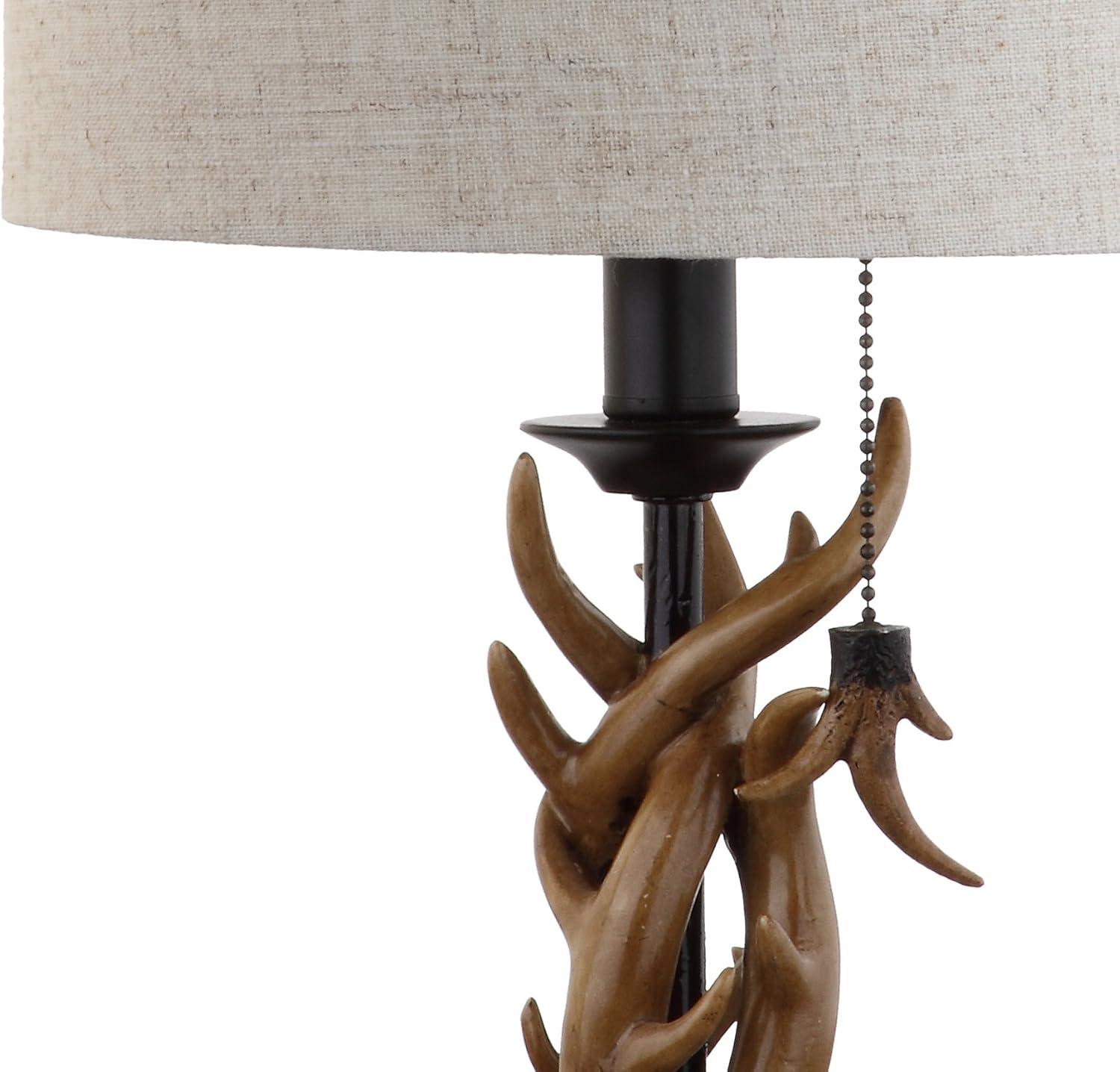 imageJonathan Y JYL1031A Gaston 205quot Resin Mini LED Table Lamp Farmhouse Traditional Cottage Rustic Office Living Room Family Room Dining Room Bedroom Hallway Foyer BrownBlackBrown