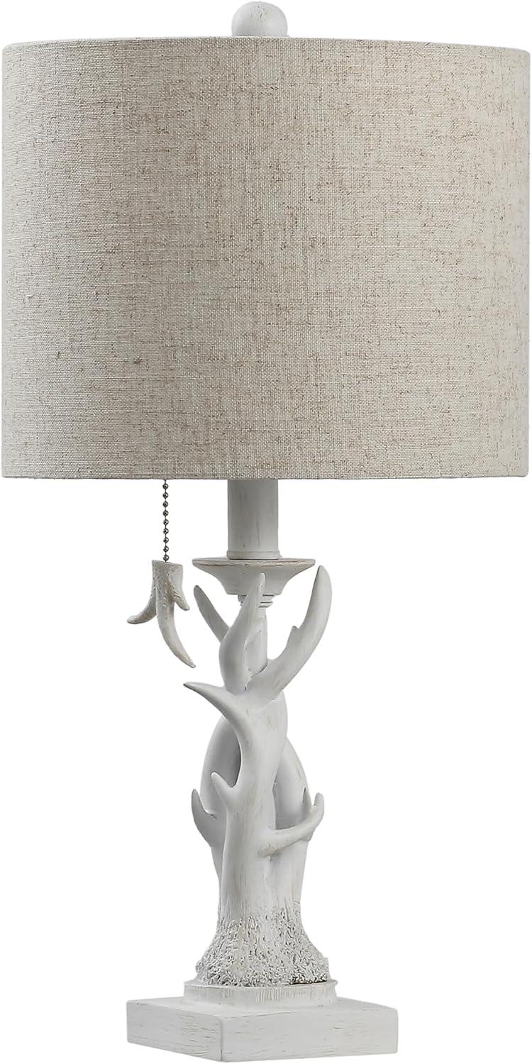 imageJonathan Y JYL1031A Gaston 205quot Resin Mini LED Table Lamp Farmhouse Traditional Cottage Rustic Office Living Room Family Room Dining Room Bedroom Hallway Foyer BrownAntique White