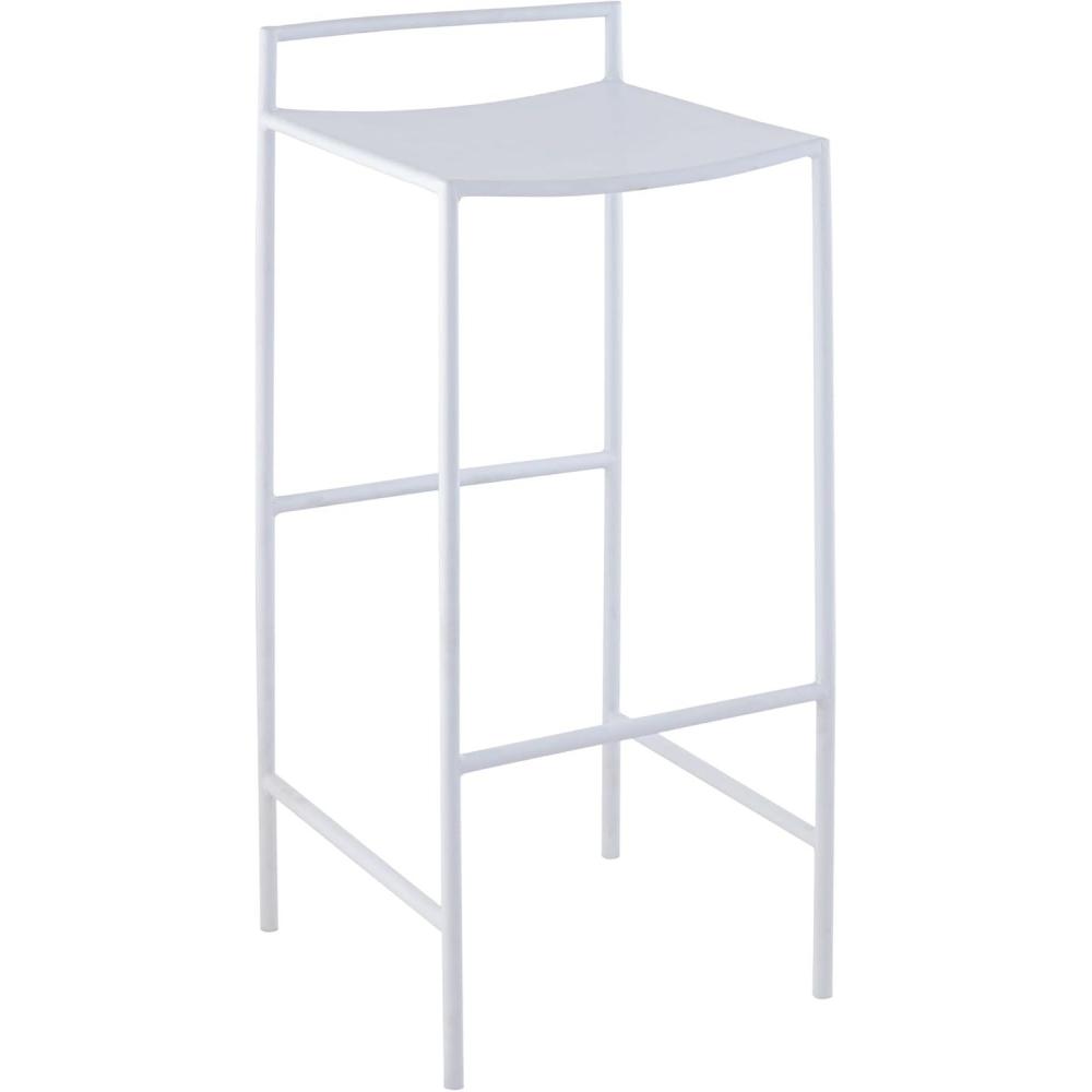 imageJONATHAN Y BSL1004C Svelte 30quot Coastal Contemporary Iron SaddleSeat LowBack Bar Stool with Foot Rest for Home Kitchen Dining Room Workspaces Cafes and Resturants Pink FrameWhite