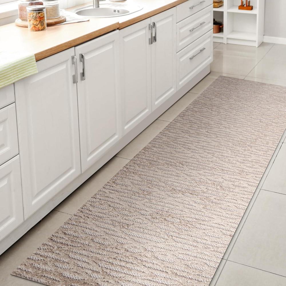 imageJONATHAN Y Moroccan Diamond Indoor Outdoor Area Rug 8X10 Beige Ararat HighLow Pile Modern for Backyard Patio Porch EasyCleaning High Traffic PetFriendly NonShedding SBH105A8Beige