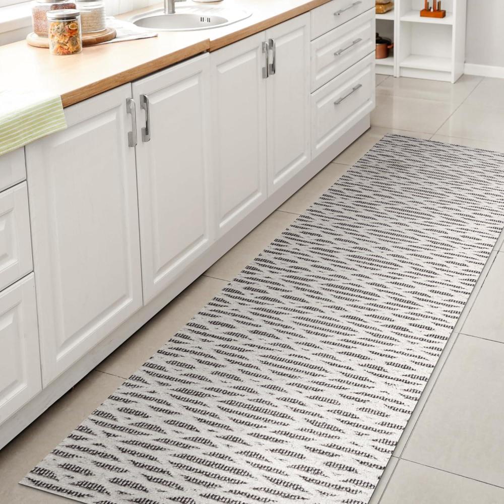 imageJONATHAN Y Moroccan Diamond Indoor Outdoor Area Rug 8X10 Beige Ararat HighLow Pile Modern for Backyard Patio Porch EasyCleaning High Traffic PetFriendly NonShedding SBH105A8BlackIvory