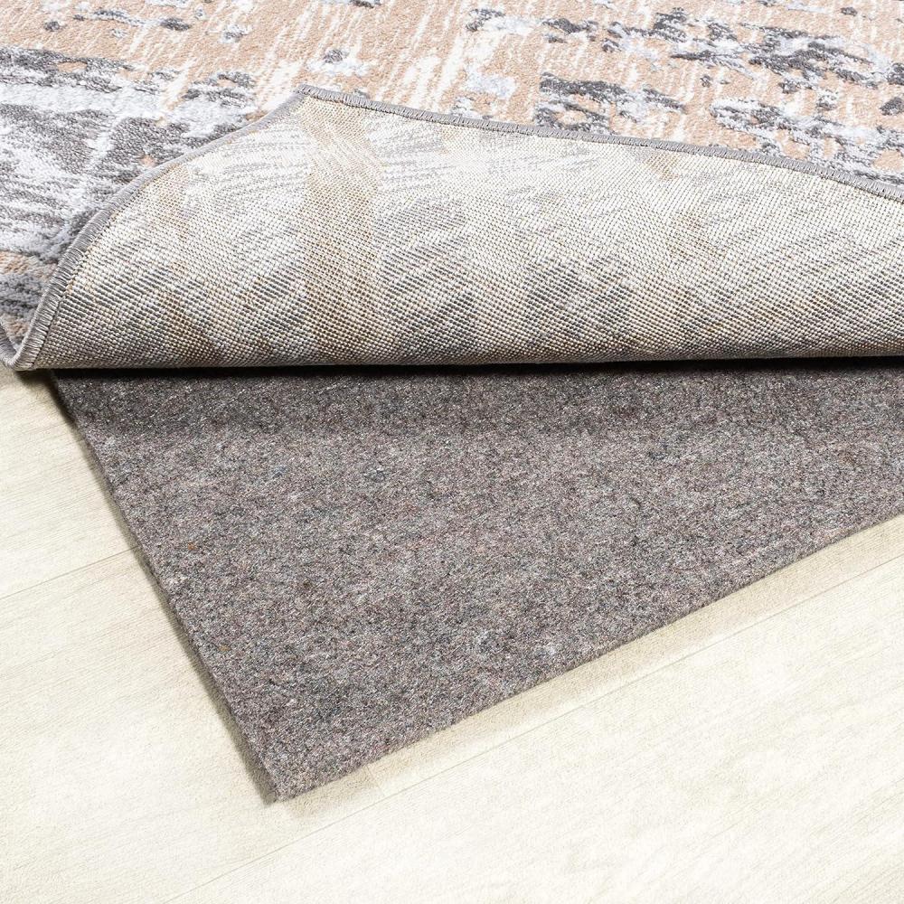 imageJONATHAN Y PAD300A8 Comfort Plus 8 ft x 10 ft Rug Pad Solid Casual Felt 25quot Thick for Tile and HardSurface Floors GrayBrown2 x 8 Runner