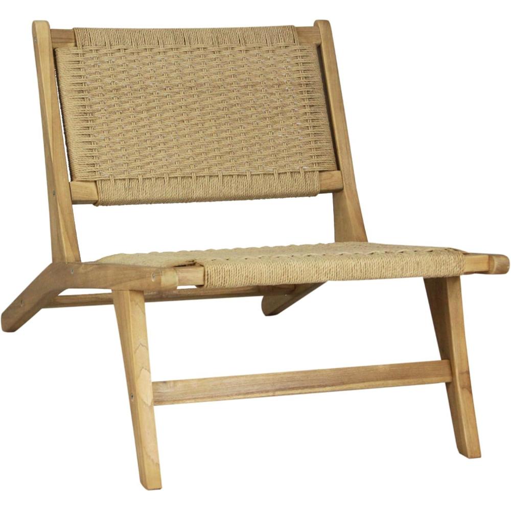 imageJONATHAN Y RLX1000A Parker MidCentury Modern Woven Seagrass Wood Armless Lounge Chair Contemporary Bohemian Coastal Transitional Rustic NaturalNatural