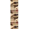 JONATHAN Y Abstract Arches Cream/Brown/Red Indoor Area Rug 8X10 ft, Tamara Retro for Living Room, Bedroom, Kitchen, Office, Easy-Cleaning, High Traffic, Pet-Friendly, Non-Shedding UNQ102A-8(2’2″ x 7’10” (Runner))