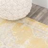 JONATHAN Y Alhambra Ornate Medallion Modern Brown/Cream Indoor Area Rug, 8×10, Vintage, Bohemian, Easy-Cleaning for Living Room, Bedroom, Kitchen, Pet Friendly, Non-Shedding (MDP400B-8)(Yellow/Cream)