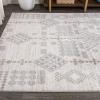 JONATHAN Y Bhalil Berber Diamond Beige/Gray Indoor Area Rug, 8×10, Geometric, Bohemian, Casual, Easy-Cleaning for Living Room, Bedroom, Kitchen, Pet Friendly, Non-Shedding (MOH302A-8)(3′ x 4’9″ (Rectangular))