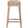 JONATHAN Y CSL1101A Maui 25.5″ Rustic Bohemian Hyacinth/Wood Backless Counter Stool for Home, Kitchen, Dining Room, Workspaces, Cafes and Resturants, Brown Wash Woven Seat with Natural Wood Frame(Natural)
