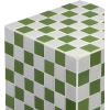 JONATHAN Y END2000I Callista 18″ Modern Bohemian Ceramic Tiled Rectangle End Table, Side Table, Accent Table for Living Room, Bedroom, Khaki Yellow/Light Gray(Green/Light Gray)