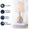JONATHAN Y JYL1024A Mona 20.5″ Mini LED Table Lamp, Cottage, Coastal, Transitional, Modern, Elegant, Office, Living Room, Family Room, Dining Room, Bedroom, Hallway, Foyer, Seashell(Seashell)