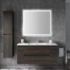 JONATHAN Y MIR100A-3648 Pax 36 in. W x 48 in. H Large Rectangular Frameless Antifog Front/Back-Lit Wall Bathroom Vanity Mirror with Smart Touch(36″L x 40″W)