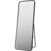 JONATHAN Y MIR105B-2465 Tatum 24 in. W x 65 in. H Large Crystal Lining Rectangle Metal Framed Antifog Front-Lit Tri-Color Wall Or Floor Full-Length Mirror with Smart Touch, Gold Painting(Black)