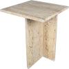 JONATHAN Y MTB1104B Cecil 18.5″ Contemporary Natural Marble Handmade T-Shaped End Table, Side Table for Living Room, Bedroom, Bathroom, Travertine(Travertine)