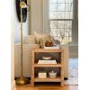JONATHAN Y NST1000A Praerie 22″ Coastal Bohemian Rattan/Wood 3 Tier End Table for Home, Living Room, Bedroom, Guest Room, Entryway, Natural