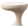 JONATHAN Y TBL1110C Boracay 19.75″ Modern Minimalist Indoor/Outdoor Resin Drink Table, Pedestal, Contemporary, Mid-Century, Art Deco, Bohemian, Patio, Garden Room, Bathroom, Living Room, Frosted White(Mocha)
