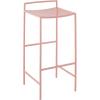 JONATHAN Y BSL1004C Svelte 30″ Coastal Contemporary Iron Saddle-Seat Low-Back Bar Stool with Foot Rest for Home, Kitchen, Dining Room, Workspaces, Cafes and Resturants, Pink Frame(Pink)
