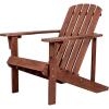 JONATHAN Y PAT1002C Westport Outdoor Patio Traditional Acacia Wood Adirondack Chair for Garden, Lawn, Backyard, Pool, Deck, Beach, Firepit, Dark Brown(Dark Brown)