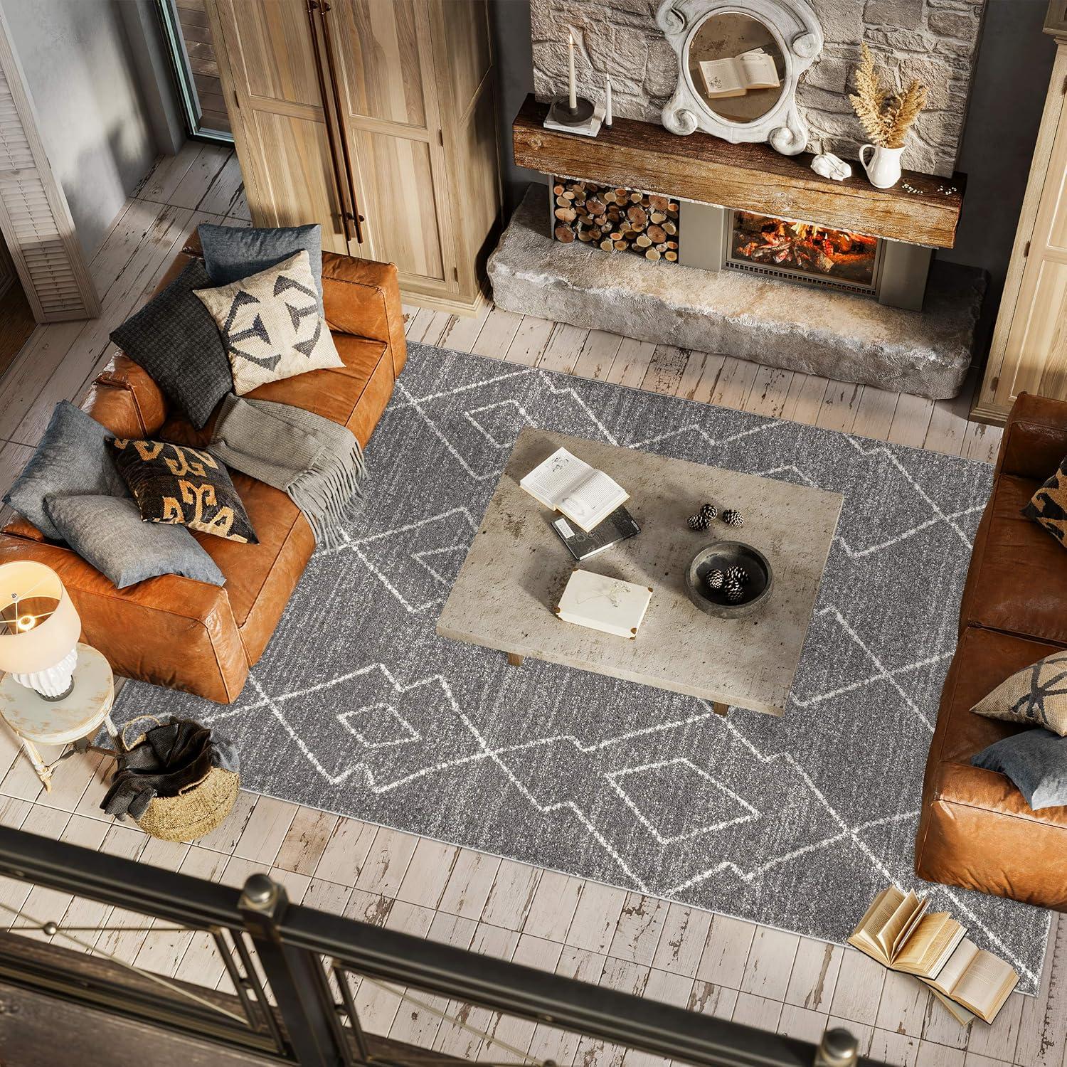 imageJONATHAN Y Alia Moroccan Beni Souk CreamBlack Runner Rug 2x8 Bohemian Scandinavian EasyCleaning for Living Room Bedroom Kitchen Pet Friendly NonShedding MOH202A28GrayCream