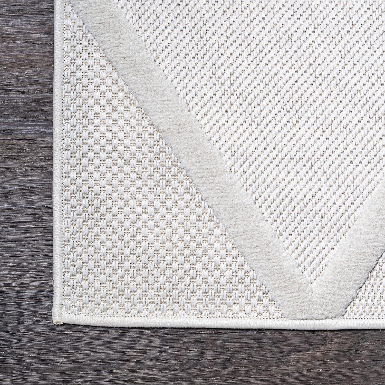 imageJONATHAN Y Diamond Trellis Indoor Outdoor Runner Rug 2X8 Dark Gray Salines for Backyard Patio Porch EasyCleaning High Traffic PetFriendly NonShedding IBZ101A28Ivory