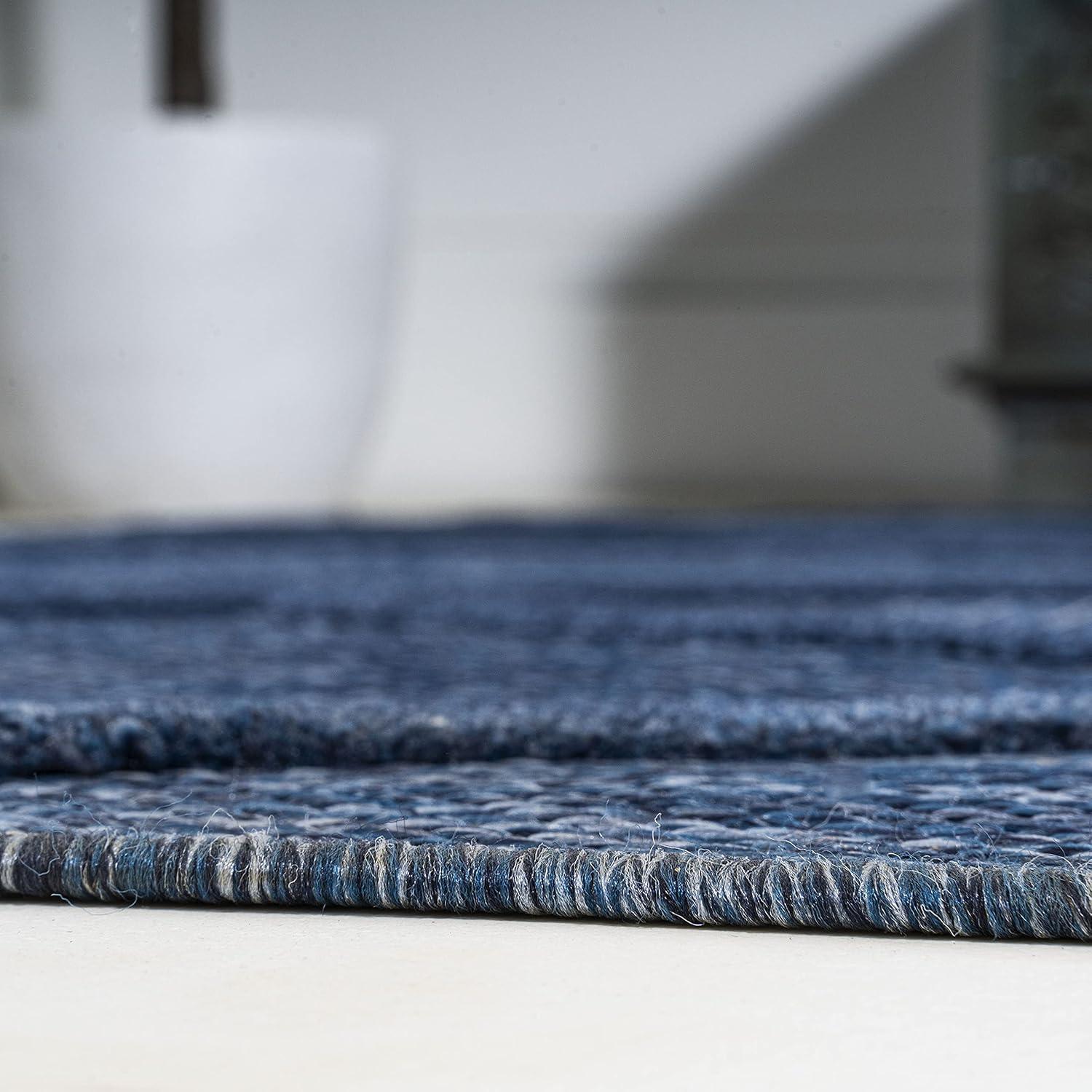 imageJONATHAN Y Diamond Trellis Indoor Outdoor Runner Rug 2X8 Dark Gray Salines for Backyard Patio Porch EasyCleaning High Traffic PetFriendly NonShedding IBZ101A28Navy