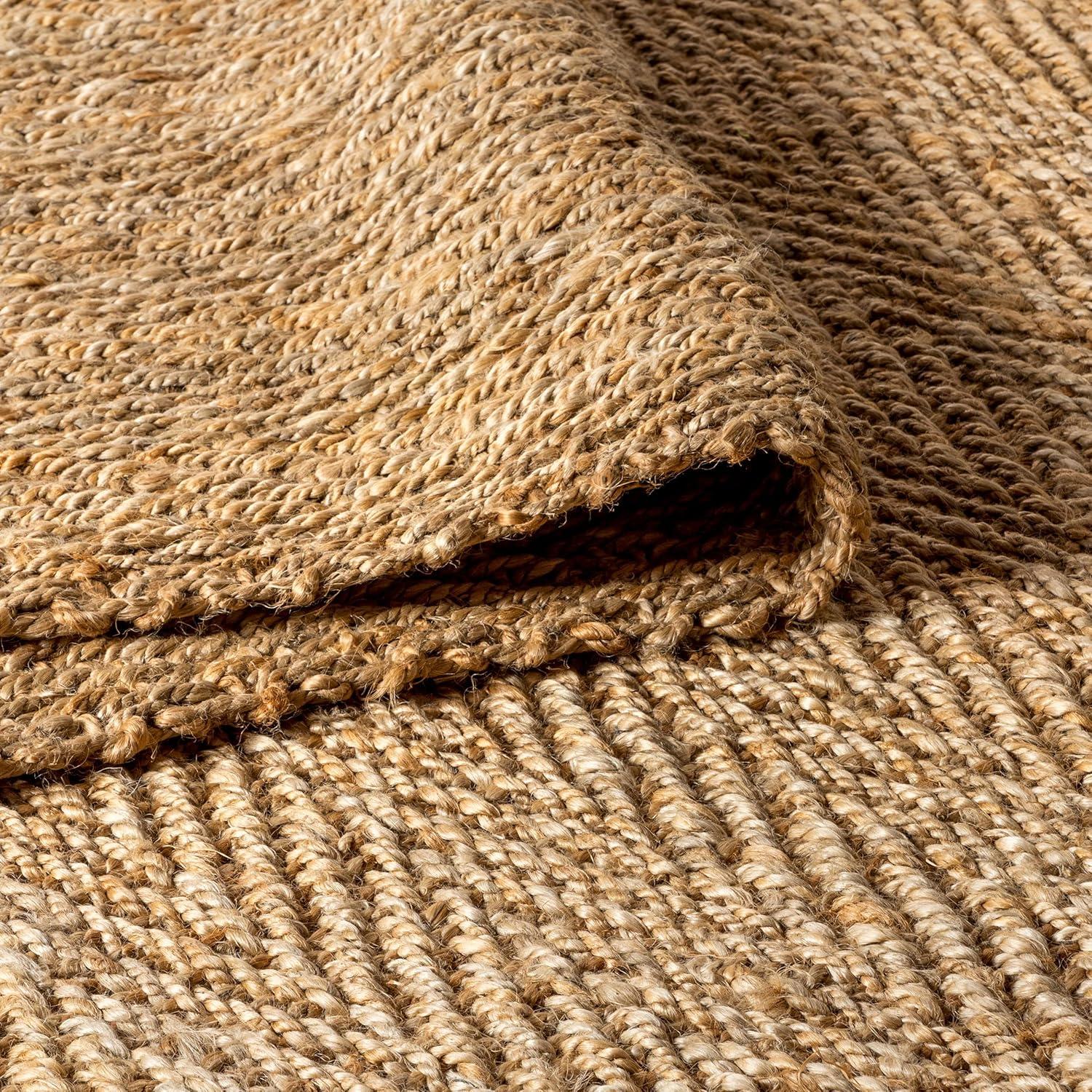 imageJONATHAN Y Espina Hand Woven Herringbone Chunky Jute Natural Runner Rug 2x8 Bohemian Cottage EasyCleaning for Living Room Bedroom Kitchen Pet Friendly NonShedding NFR101A28Natural