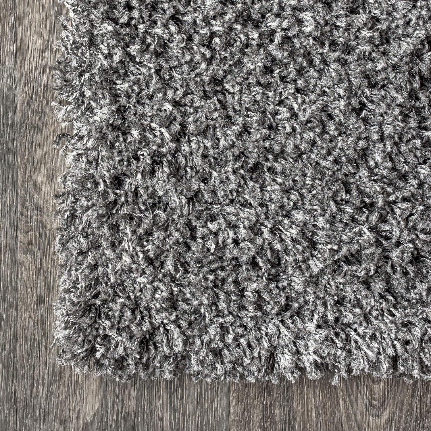 imageJONATHAN Y Mercer Shag Plush White Indoor Area Rug 8x10 Transitional Modern EasyCleaning for Living Room Bedroom Kitchen Pet Friendly NonShedding MCR106A8Charcoal