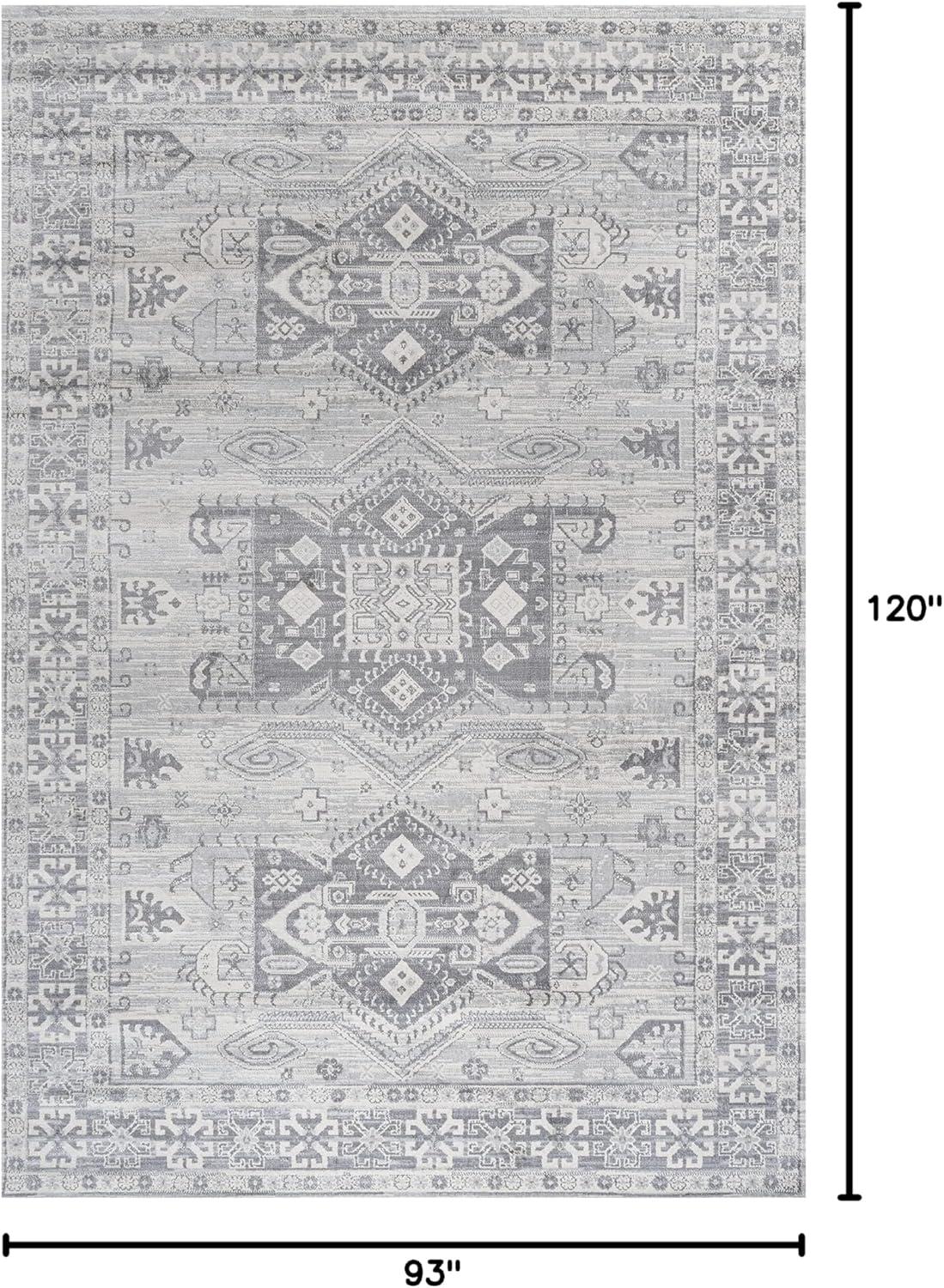 imageJONATHAN Y Modern Vintage Light Grey Runner Rug 2x8 Country Floral EasyCleaning for Living Room Bedroom Kitchen Pet Friendly NonShedding MDP107B28Light Gray