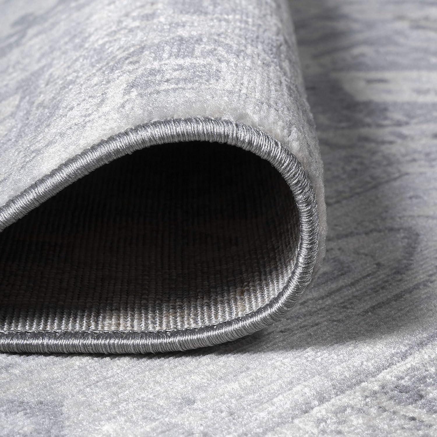 imageJONATHAN Y Modern Vintage Light Grey Runner Rug 2x8 Country Floral EasyCleaning for Living Room Bedroom Kitchen Pet Friendly NonShedding MDP107B28Light Gray